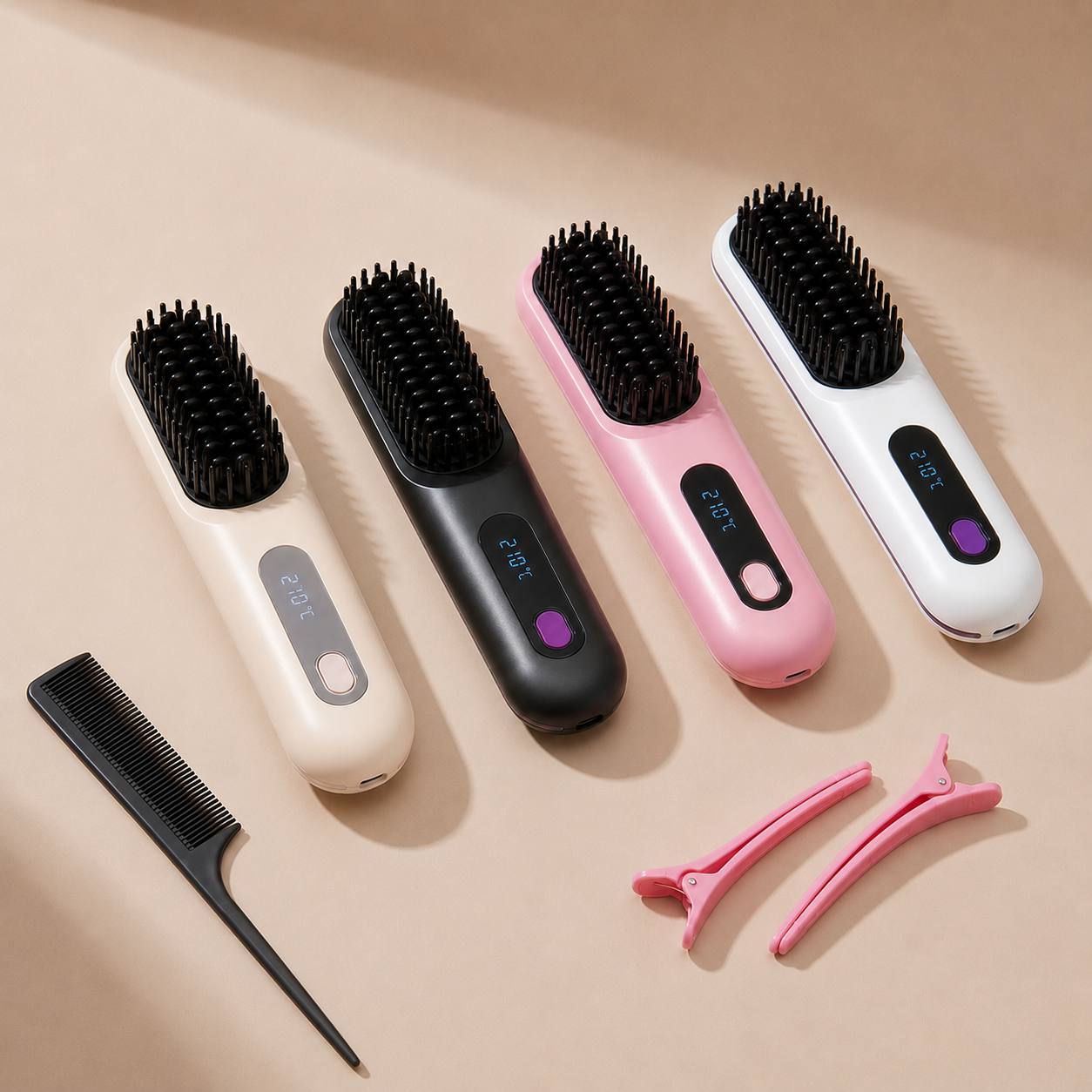 Miss&Glow™- Brosse Lissante Nomade Pro