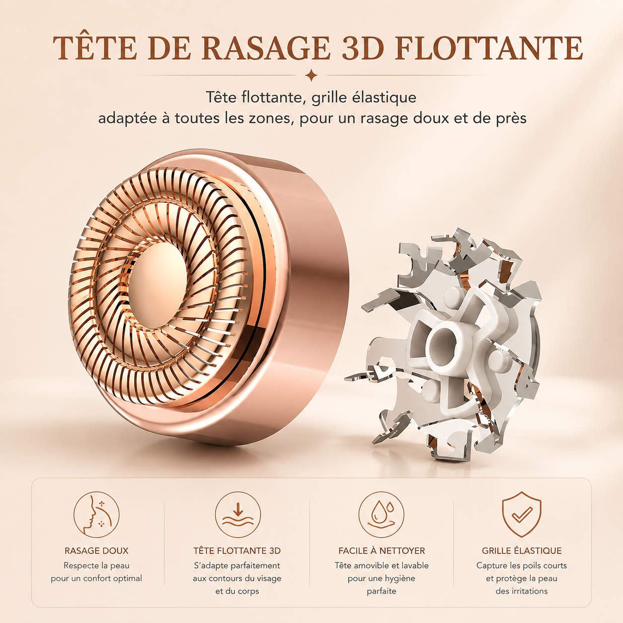 Miss&Glow™ - Épilateur pour le visage