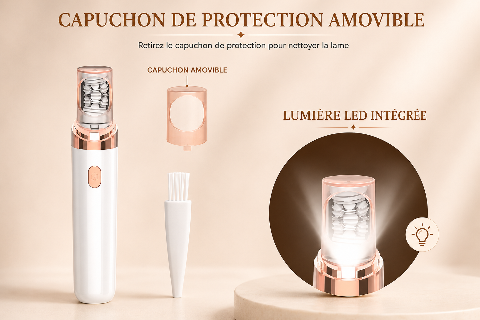 Miss&Glow™ - Épilateur pour le visage