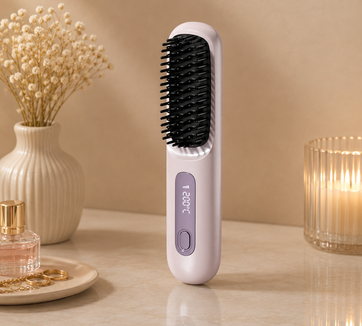 Miss&Glow™- Brosse Lissante Nomade Pro