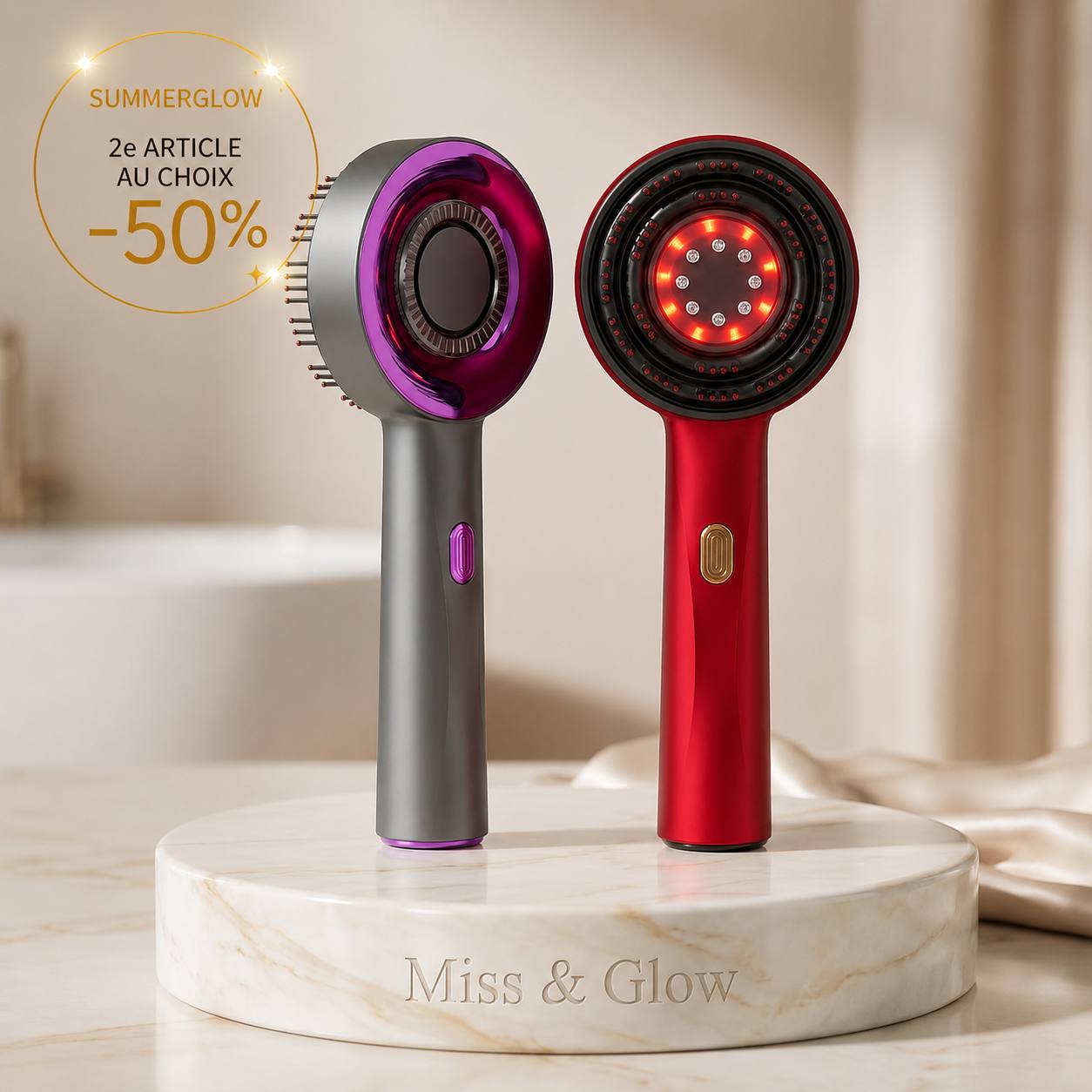 Miss&Glow™ - Brosse Massante