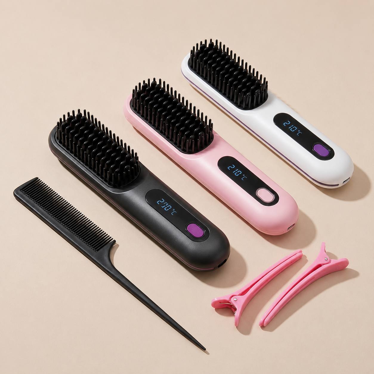 Miss&Glow™- Brosse Lissante Nomade Pro